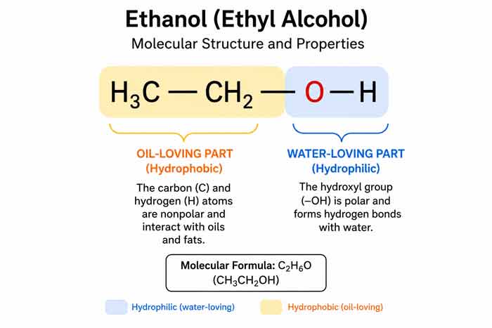 Ethanol Molecular Structure