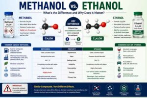 Methanol vs. Ethanol: What’s the Difference and Why Does It Matter ...